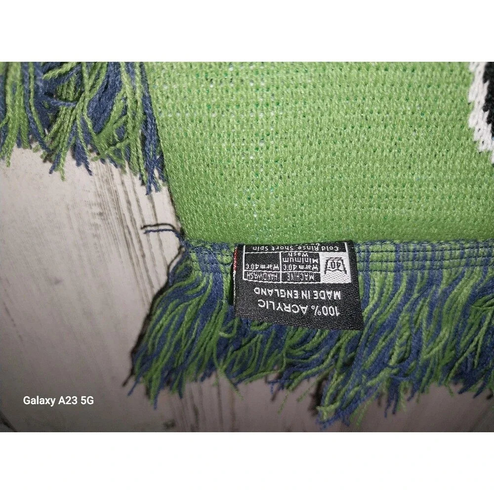 Ruffneck Seattle Sounders FC MLS Soccer Acrylic Scarf Made in UK